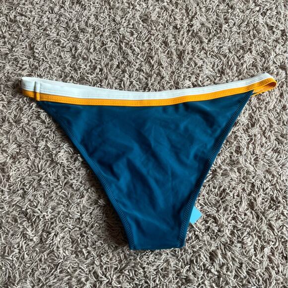 NWT! Cupshe Blue / Orange Swim Bikini Bottom Size Large - Picture 2 of 12